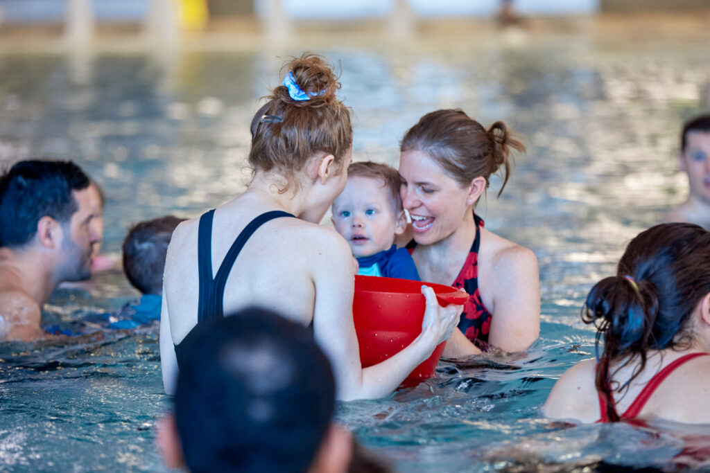 Swim lessons at the Monon Community Center. 