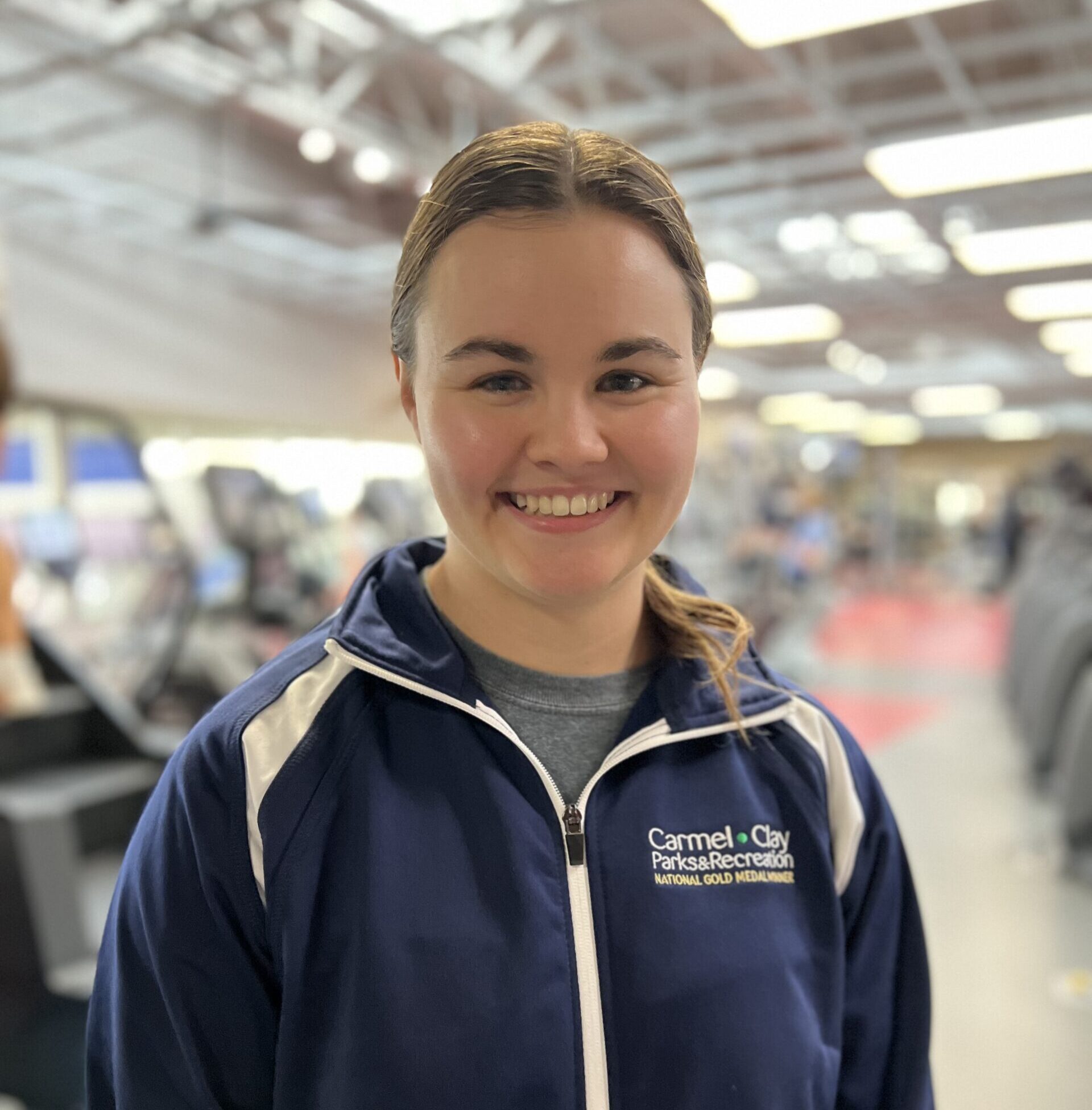 Personal trainer Erica Sheagley at the Fitness Center.