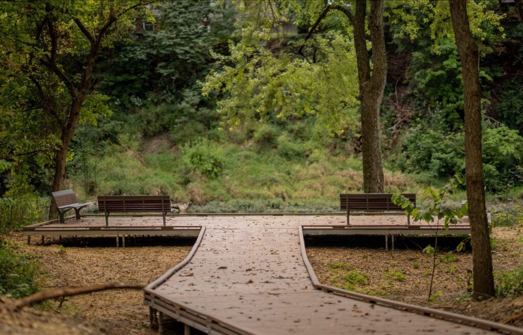 Outlook at River Heritage Park. 