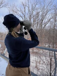 Binoculars at the Monon Community Center