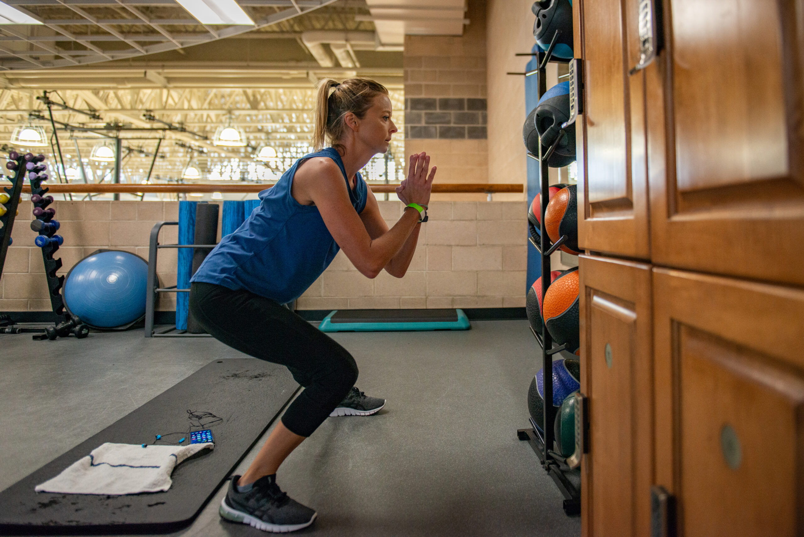 Functional training at the Monon Community Center.